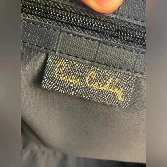 Dark blue bag made in Türkiye 🇹🇷 (Pierre Cardin ?) - Picture 5 of 7